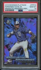 PSA 10 2018 BOWMAN PLATINUM PRISMATIC PRODIGIES PURPLE FERNANDO TATIS JR. RC/250
