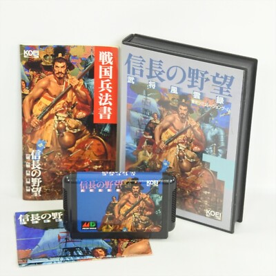 NOBUNAGA NO YABO BUSHO FUUNROKU Mega Drive Sega 6314 md
