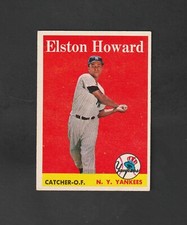 1958 Topps Elston Howard #275 ~~ New York Yankees ~~ Nice Card!