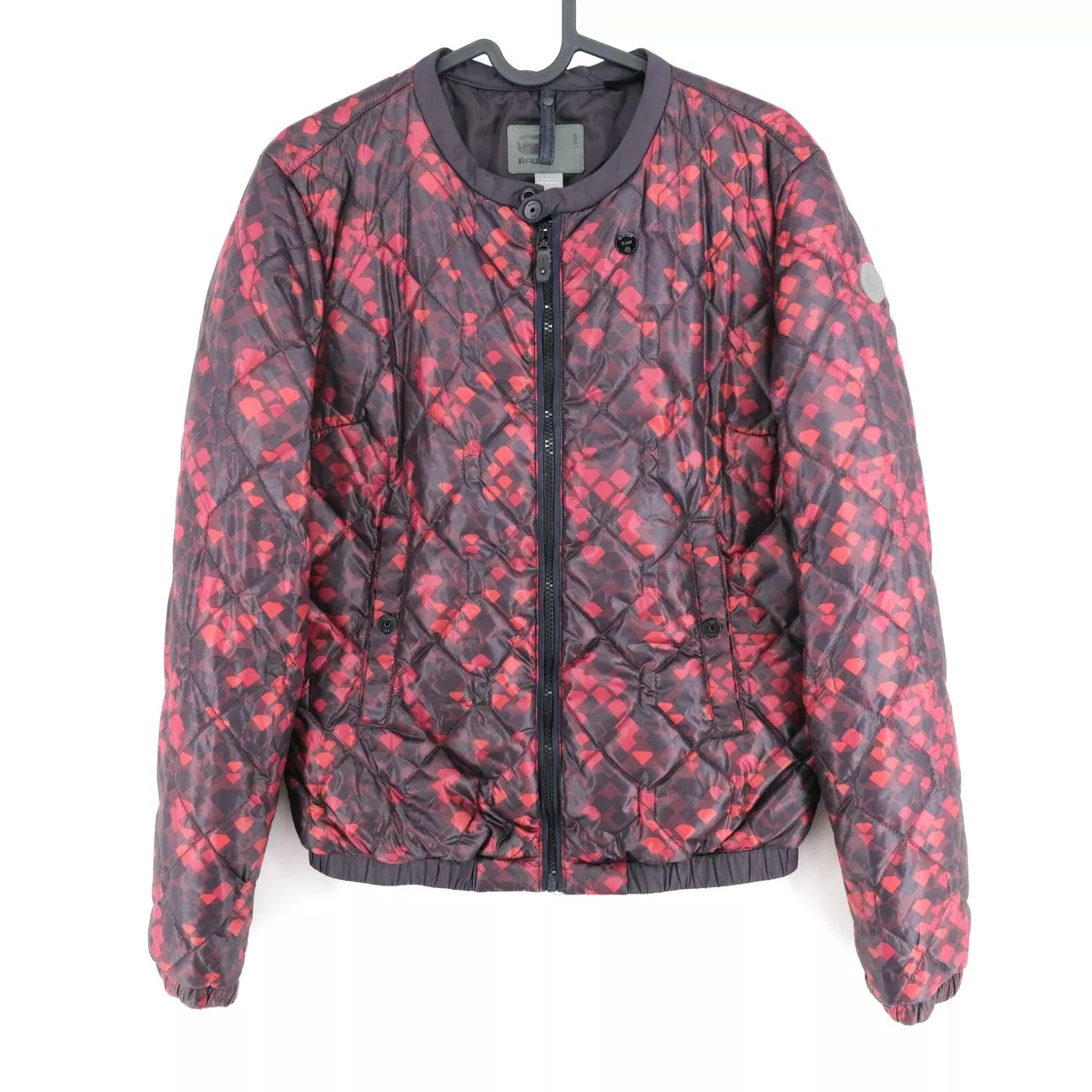 G STAR RAW Dark Red Blizzard Noman Bomber Jacket Coat Size M