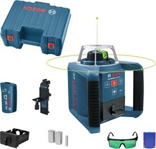 KIT LIVELLA LASER ROTANTE+SUPPORTO+ RICEVITORE+TELECOMANDO – BOSCH – GRL 300 HVG