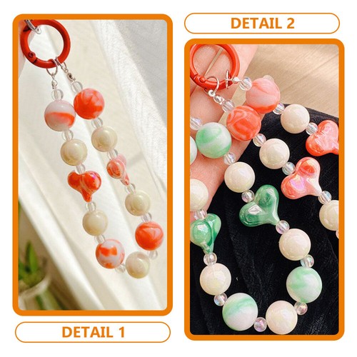 2 Pcs Liebe Kette Telefon Charms Schlüsselband Mit Telefonanhänger - 第 11/12 張圖片