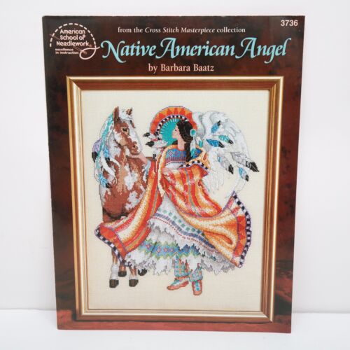 Native American Angel Cross Stich #3736 Masterpiece Pattern Barbara Baatz ASON