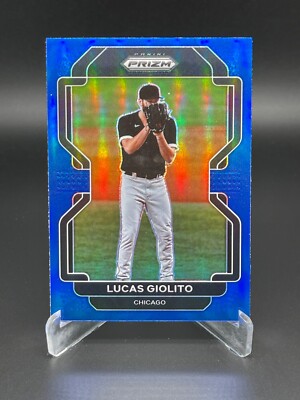 LUCAS GIOLITO 2022 PANINI PRIZM BLUE PRIZM CHICAGO WHITE SOX - Free Shipping