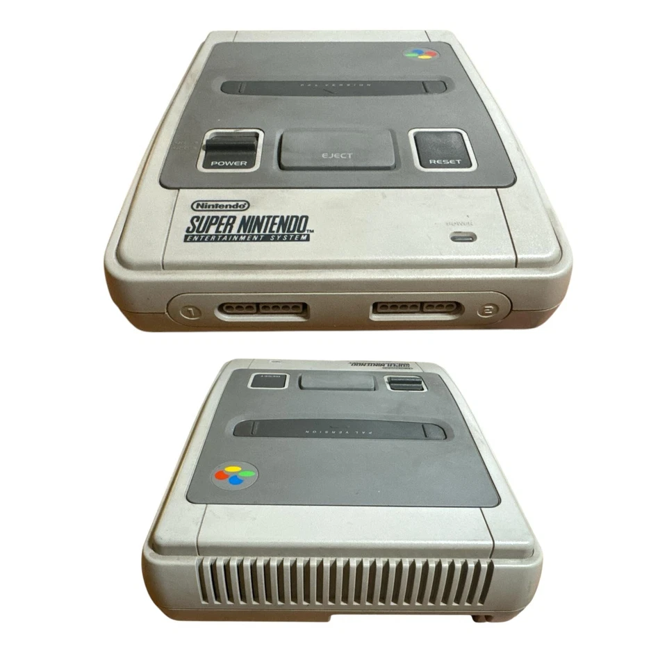 Console Super Nintendo SNES Originale + 6 Giochi + 2 Controller + Cavi Retrogame - Immagine 4 di 4