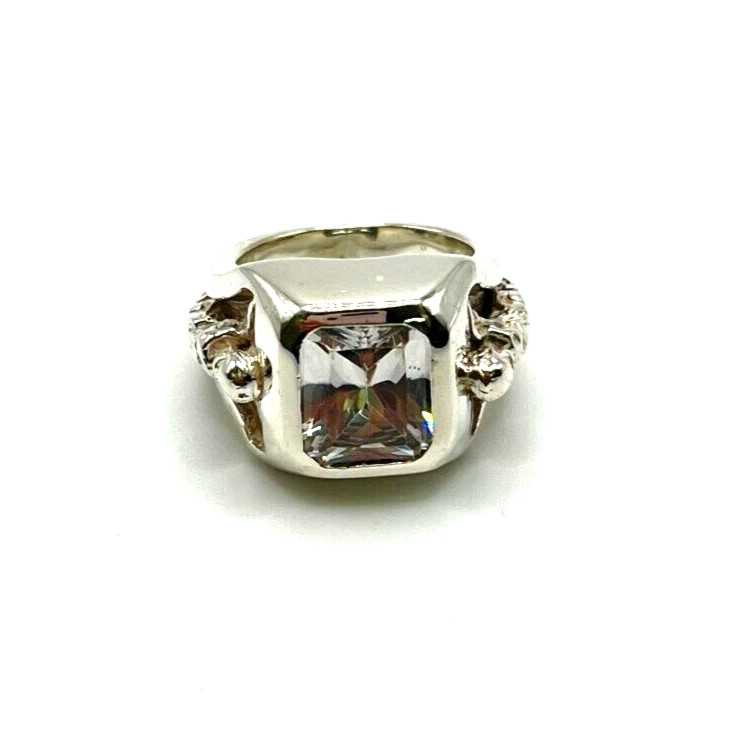 Royal Order Sterling Silver Ring with Sparkling Quartz Gemstone