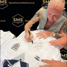 Paul Gascoigne of ENGLAND 1990 Signed SHIRT Autograph Jersey ITALIA 90 with COA