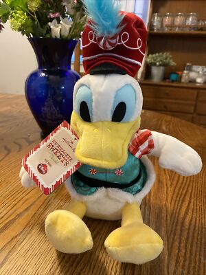 Hallmark Disney DONALD DUCK Plush, CHRISTMAS SWEETS. with Sound w/tag Tested 795902372750 | eBay