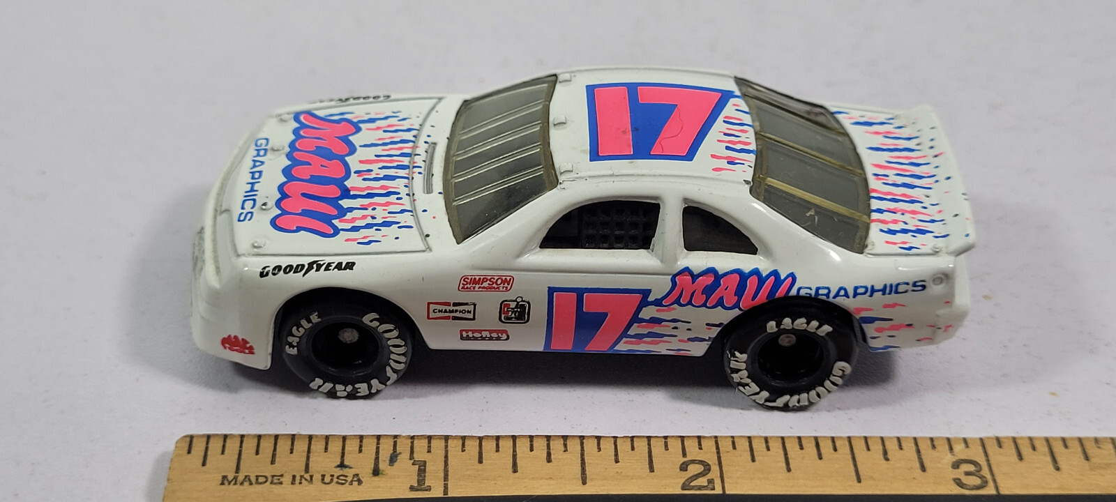 17 Maui White Stock Car Matchbox Rare Vintage