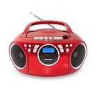 Karcher RR 5042-R tragbares CD Radio Boombox CD-Player Kassettendeck UKW Radio