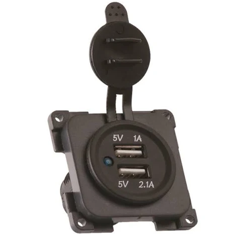 Twin USB Charging Port / Socket C-Line Suit Motorhome Boat Caravan  
