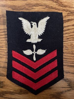 WWII USN Navy Aviation Machinists Mate 1st Class Petty Officer Rate | eBay