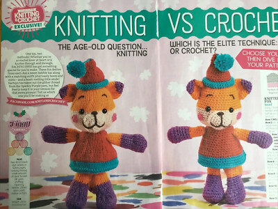 Strickanleitung Bär stricken oder häkeln (siehe Hinweise)