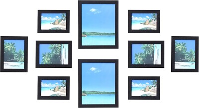 10er Set Bilder Bilderrahmen mit Halterung Wand - 3 Größen