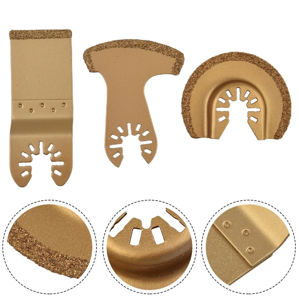 Precise 4pc Multi Tool Saw Blades for Grout and Ceramic Tile