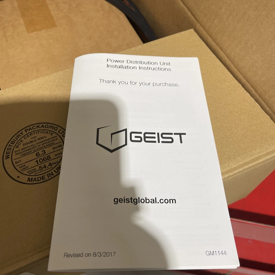 Geist Global Power Distribuition Unit G2198 PDU Brand New Factory Sealed - Image 2 of 4