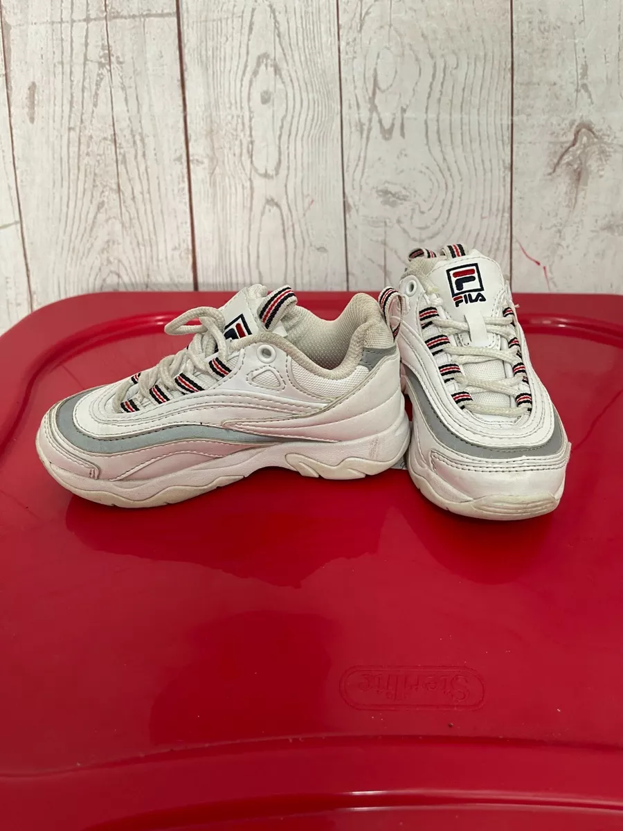 Fila Big Kid s Ray Shoes 3RM00525 109 Sneakers White Size 11 eBay