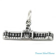 Grand Hotel Mackinac Island Lake Huron Michigan 925 Sterling Silver Charm