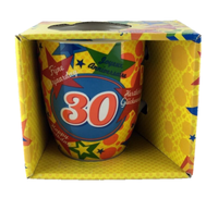 Tasse Becher 30 Herzlichen GlüCkwunsch Happy Birthday Bunt