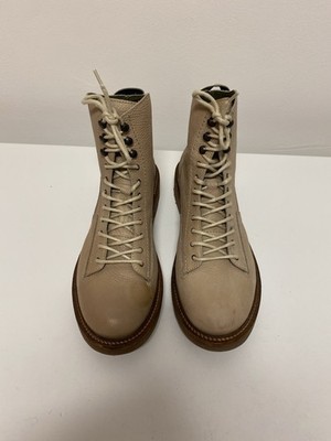 G-Star RAW Roofer IV Mid Washed Leather Boots Stiefel Herren Beige Gr. 45