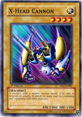 X-Head Cannon - DP2-EN005 - Common - 1st Edition - Damaged