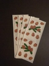Creative Memories  Lot of Four Studio Stickers  2" x 5"  Pine Cones