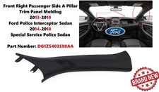 2013-2019 Ford Police Interceptor Sedan Front Right A Pillar Trim Panel Molding