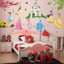 Lovely Castle Princess Wall Stickers for Kids Room