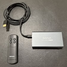 HDMI Switch 3 in 1 Out 4K 60Hz, GANA HDMI Splitter Switcher with Remote Aluminum