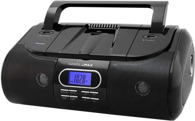 HX-318CD Portable CD/MP3/USB Boombox FM PLL Radio Bluetooth 1 USB Port MP3
