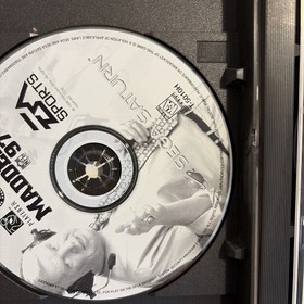 Lot of 2 Sega saturn Games Madden 97 & Black Fire edw38