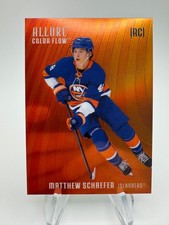 2025-26 Allure Hockey MATTHEW SCHAEFER Red-Orange Rookie Color Flow #CF-MS