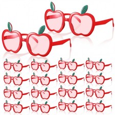 18 Pairs Apple Shaped Sunglasses, Fall Party Photo Props
