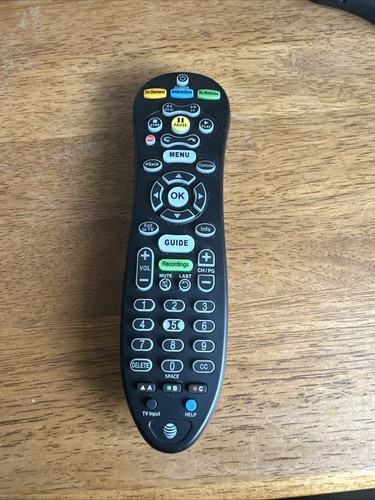 AT&T U-Verse S30-S1B Programmable IR Universal Remote Control Works ...