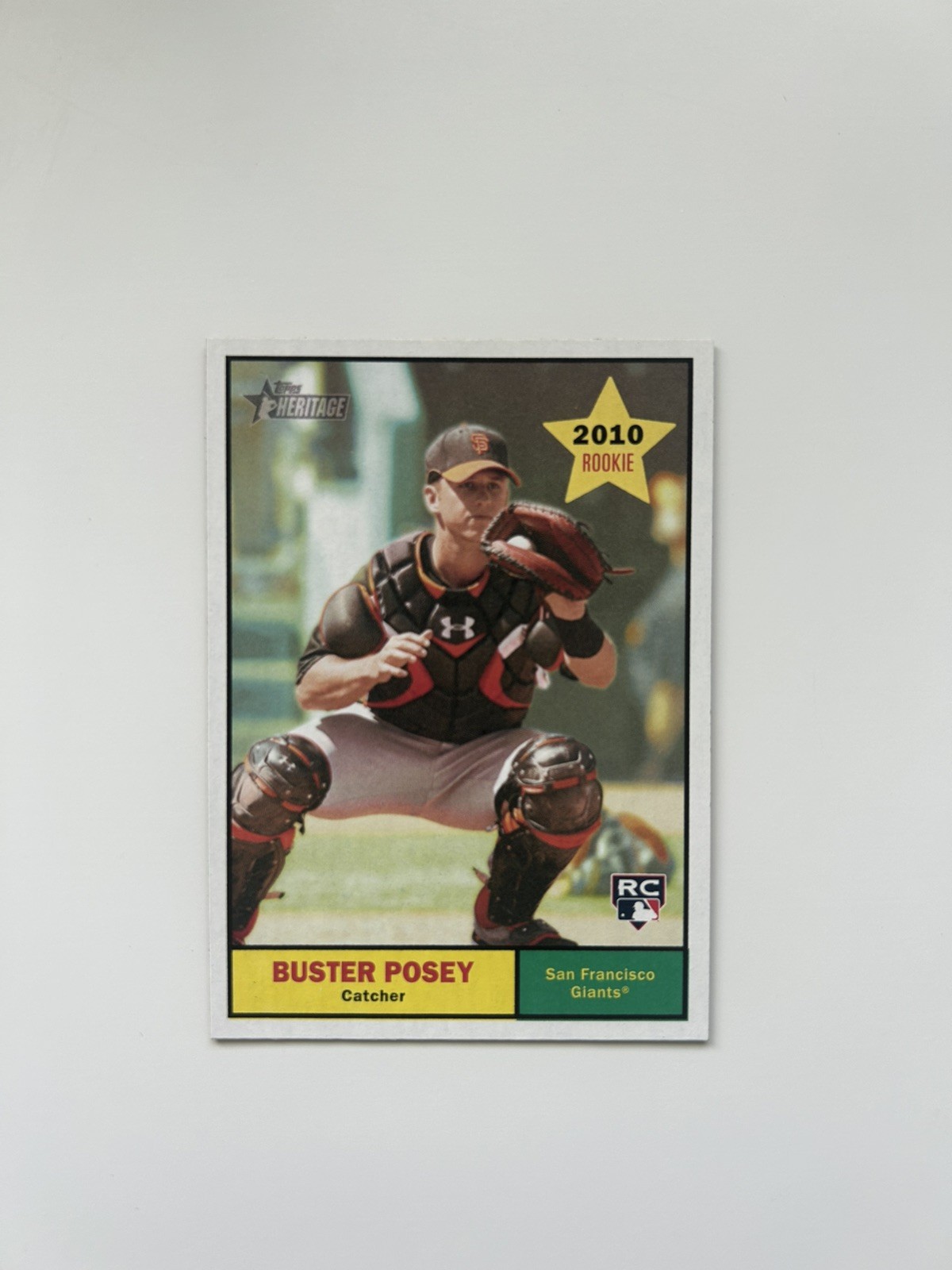 Buster Posey RC 2010 Topps Heritage #114