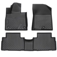 Car Floor Mats Cargo Liners For 2019-2022 Hyundai Santa Fe All Weather 3d Black