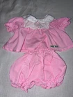 Vintage Cabbage Patch Kids/Doll Clothes - Pink Tuxedo Dress (608)