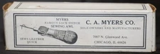 Vintage C.A. Myers Famous Lock Stitch Sewing Awl with Box Tool Needle