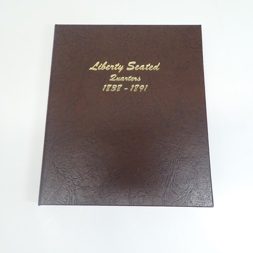 Dansco 6142 Coin Album US Liberty Seated Quarters Collection 1838-1891 NICE