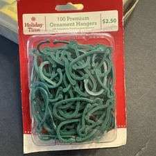 Vintage Holiday Time 100 Premium Ornament Hooks/Hangers For Christmas Trees 🎄