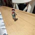 LEGO Minifigure Helmet White/Red with Red Visor and "3" Marking — photo 2