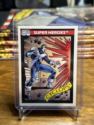 1990 Marvel Universe Cyclops Promo Trading Card Toy Biz - Rare