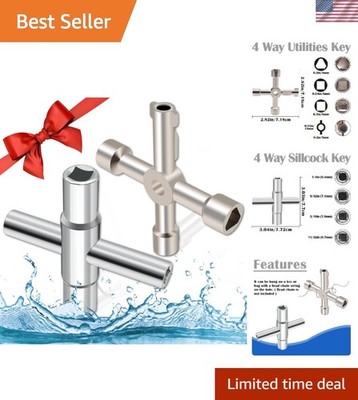 Multi-Functional 2PCS Water Wrench Set - Ideal for Faucets & Spigots