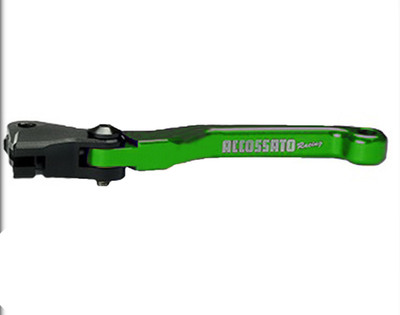 BREMSHEBEL ACCOSSATO GRÜN ALUMINIUM OFFROAD 3 FINGER FÜR KAWASAKI KX 250 F 2007