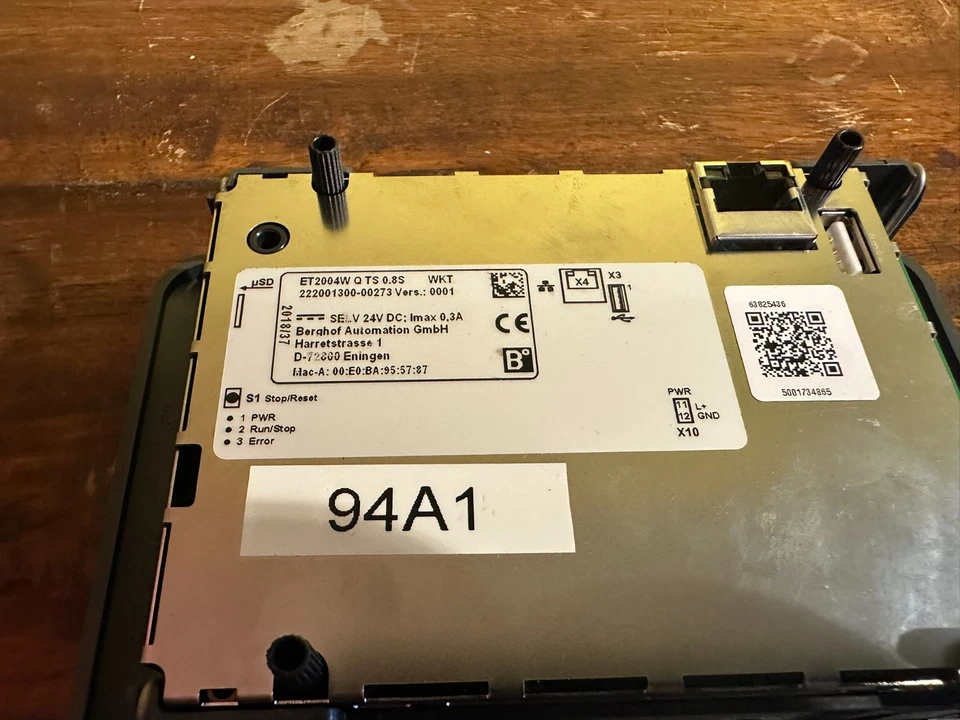 Weiss PC3 operator panel BAT10 - Image 2 of 3