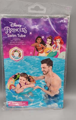 New Disney Princess Inflatable Swim Tube/Ring/Pool/Water/Float Ariel Belle
