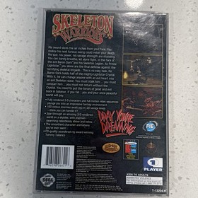 Skeleton Warriors Sega Saturn 1996 Video Game CIB Complete In Box With Manual