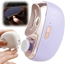 Automatic Electric Nail Clipper 2 in 1 Electric Toenail Clipper Nail Trimmers US