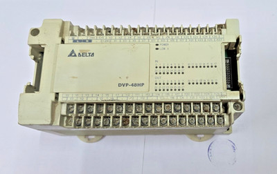 DVP-48HPOOR DELTA USED 100-240VAC 50/60Hz 30VA MAX 2.0A 250VAC 50/60Hz DVP 48HP