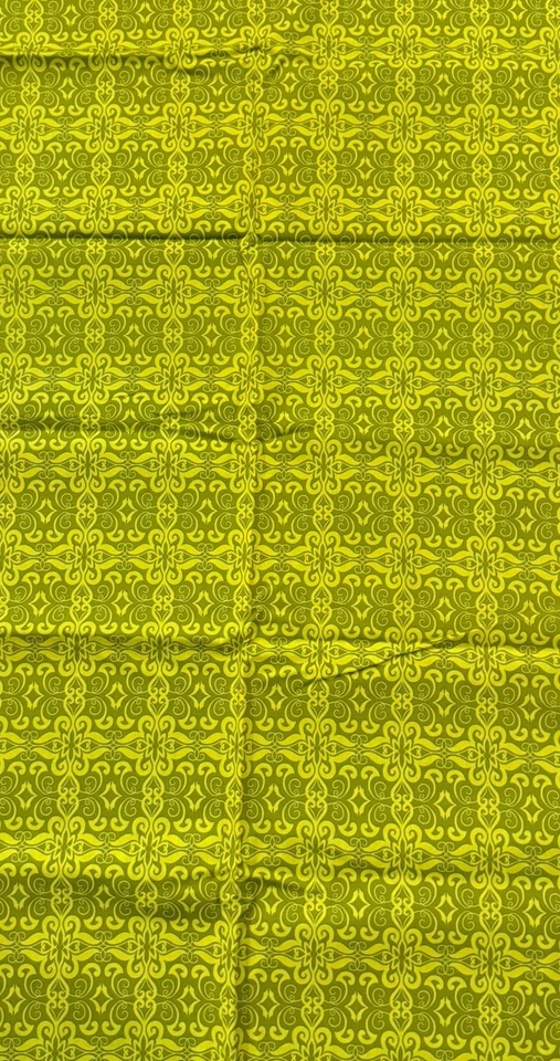 Anthology Fabric MOROCCAN MIRAGE Geometric Print Lime Green 44” BTY - Image 2 of 4